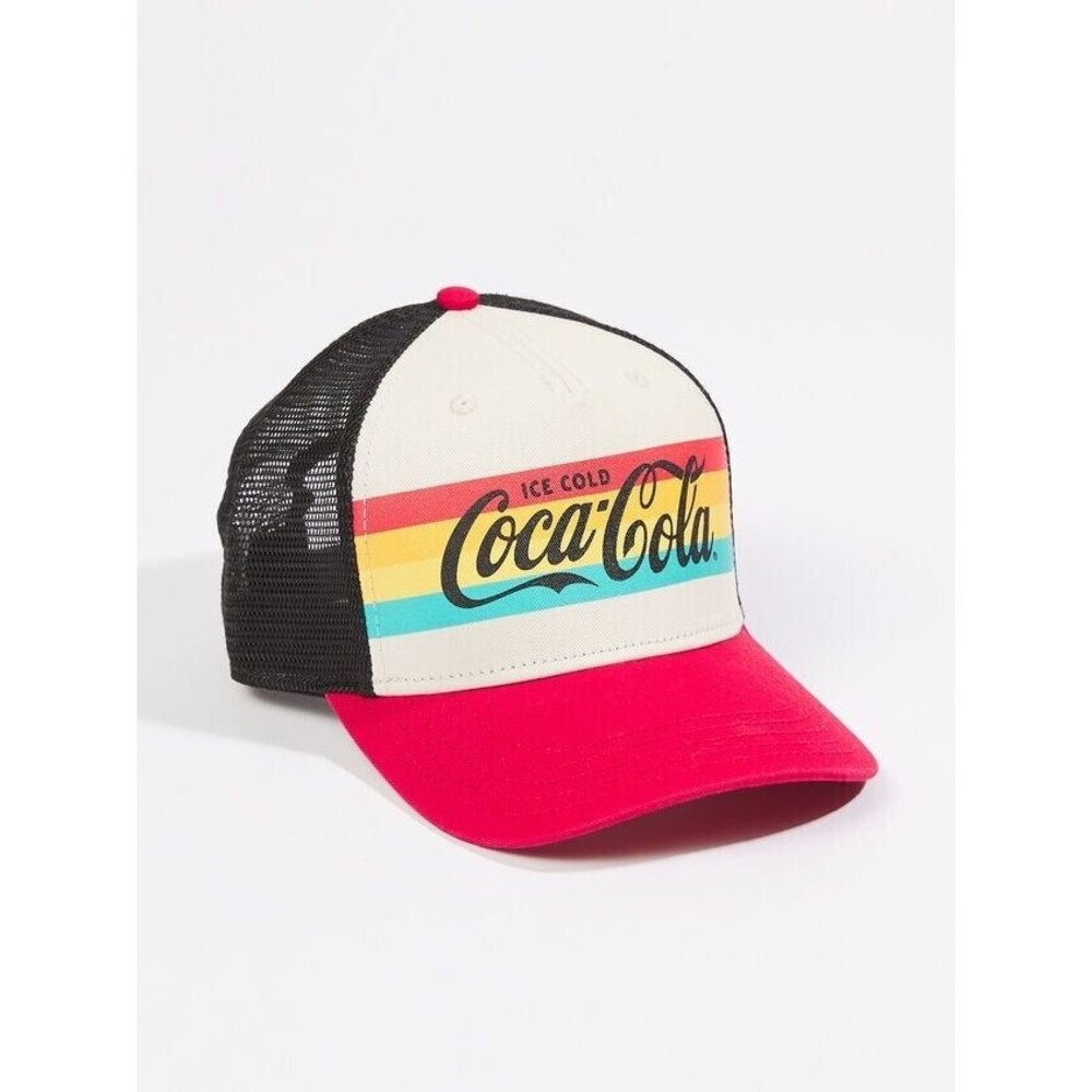 American Needle Vintage lk NWT COCA-COLA Mesh Trucker adjustable Hat Cap Snapack